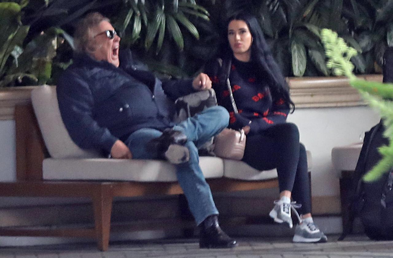 Don McLean Acts Bored While Out With Girlfriend Paris Dylan