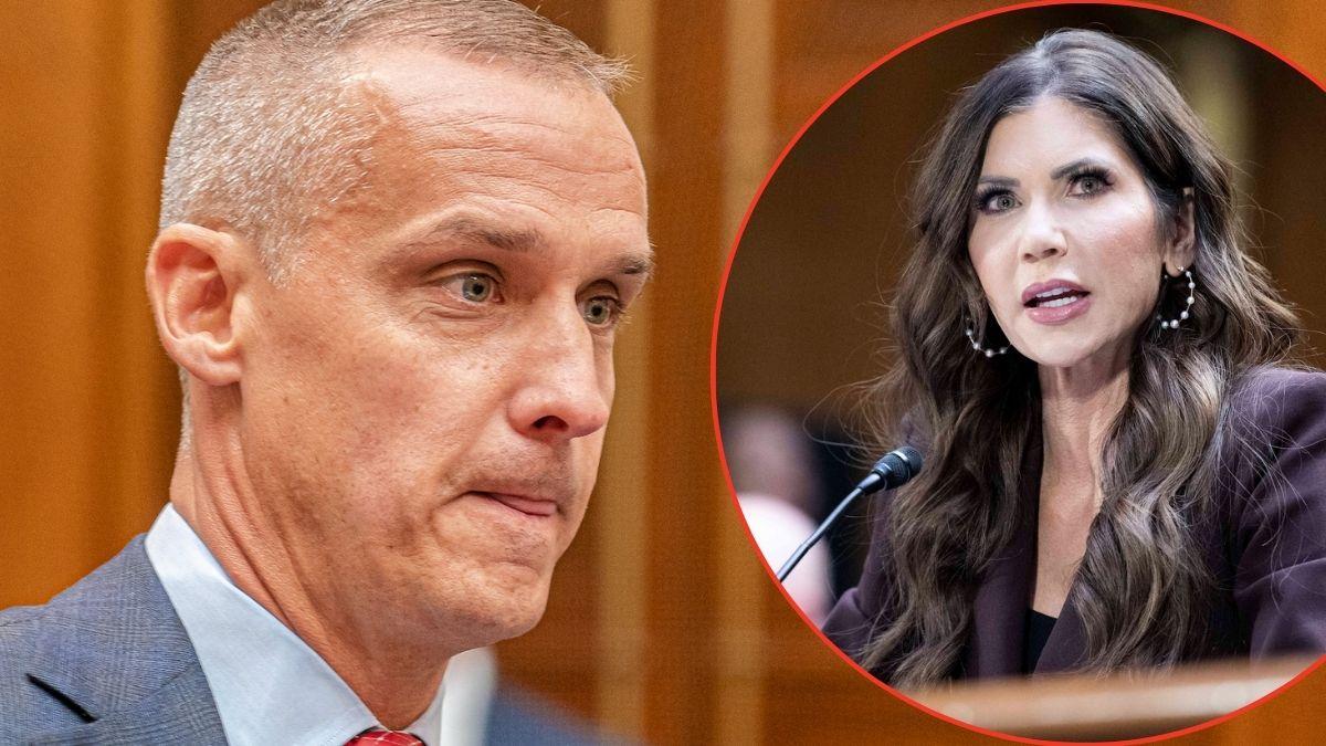 Photo of Corey Lewandowski, Kristi Noem