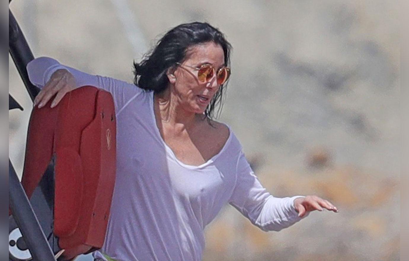 Cher Looks Fragile On Vacation In Ibiza