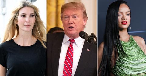 ivanka trump son hospital broken wrist donald rihanna super bowl