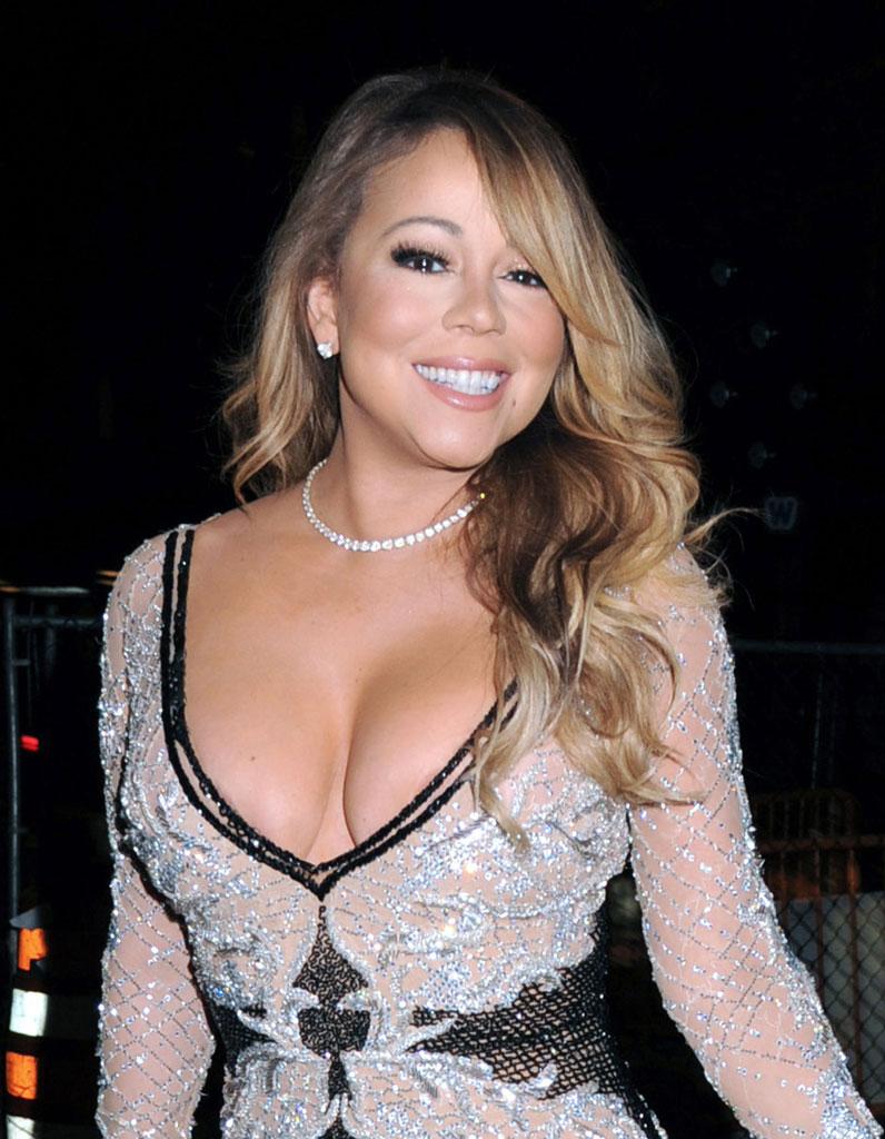 Nip Slip! Mariah Carey Falls Victim To Wardrobe Malfunction In