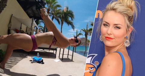 Lindsey Vonn Bikini Workout