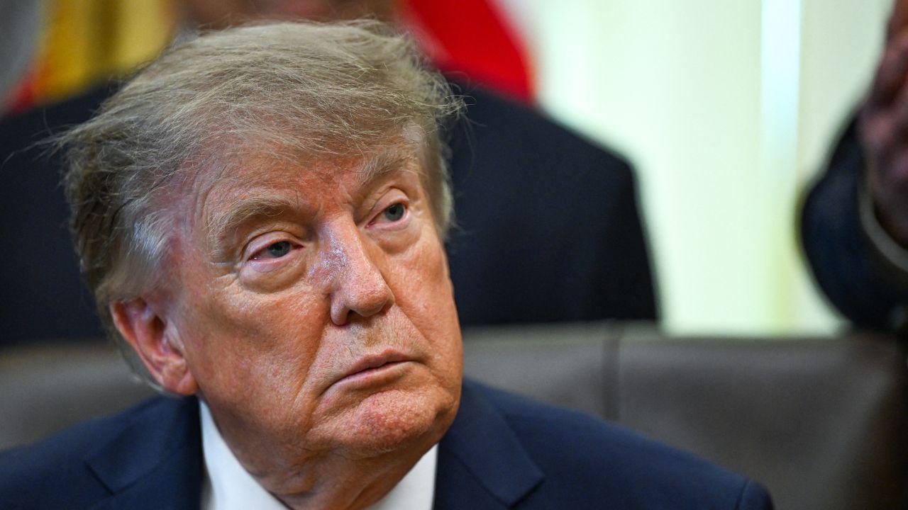 image of Donald Trump shared a story about calling another golfer 'collateral damage.'
