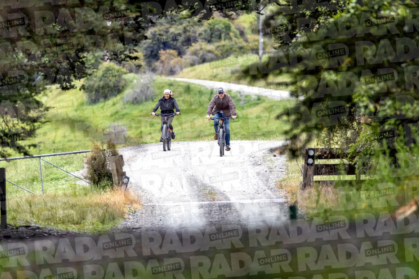 Matt Lauer & New GF Shamin Abas Ride Bikes: Photos