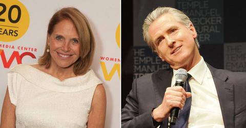 Photo of Katie Couric and Gavin Newsom