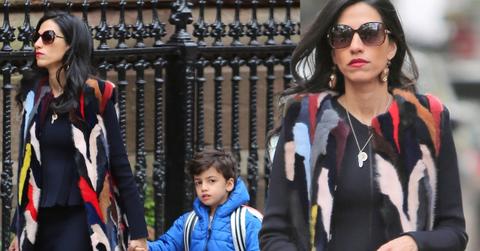 //Huma Abedin without wedding ring Anthony prison pp