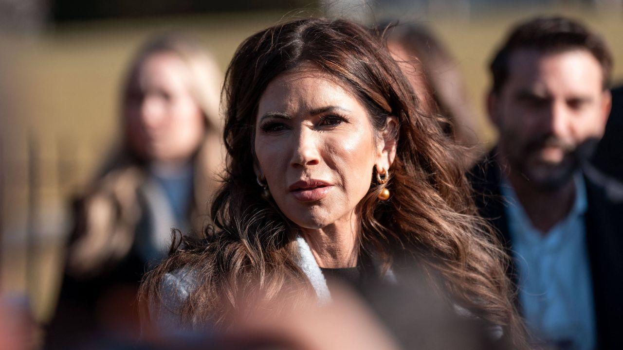 image of Kristi Noem's South Dakota governorship was immortalized with a bronze statue featuring the former governor in a cowgirl hat.