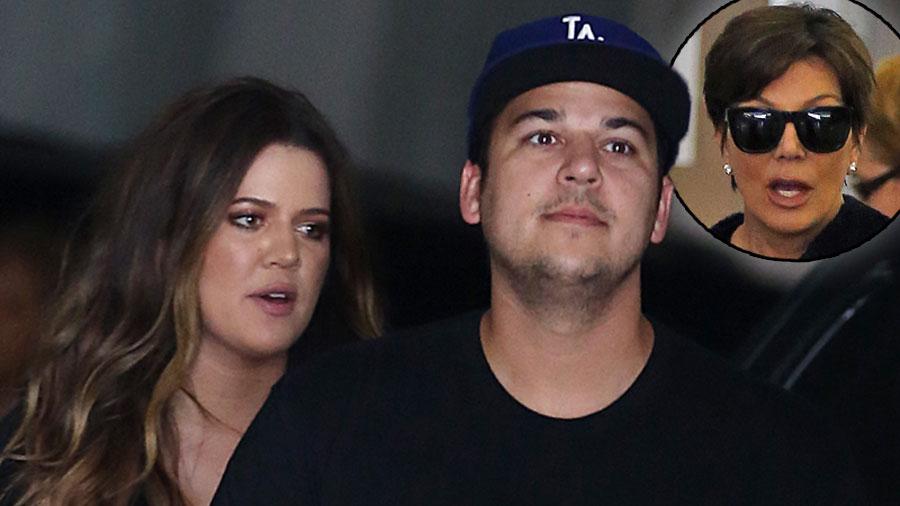 Khloe Kardashian Rob Kardashian Kris Jenner Relationship