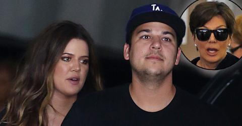 Khloe Kardashian Rob Kardashian Kris Jenner Relationship