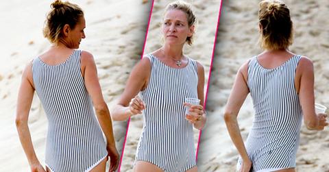 //uma thurman butt underwear wedgie st barth pp