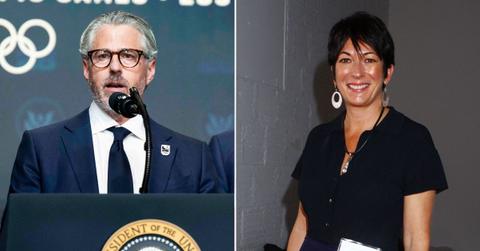 Photo of Casey Wasserman and Ghislaine Maxwell