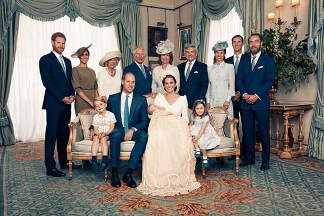 Prince Louis Shows Smile In Christening Photos With Mom Kate