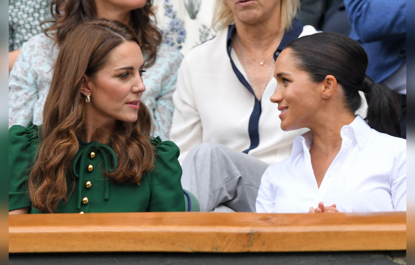 Meghan And Kate Try To Bury Feud Rumors Wimbledon