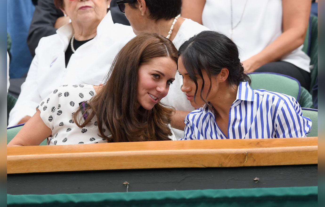 Meghan Markle And Kate Middleton First Solo Appearance Together Wimbledon