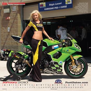 Fastdates Jamie Jungers 2010 Fast Dates Motorcycle Pinup Calendar