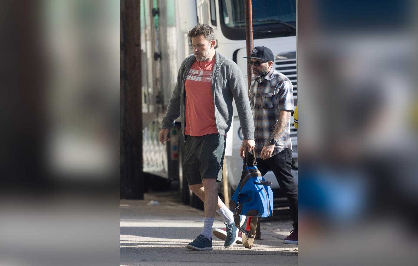 Ben Affleck Looks Disheveled While Filming After Relapse