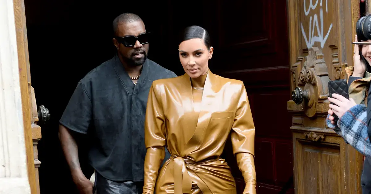 Photo of Kim Kardashian and Kanye West