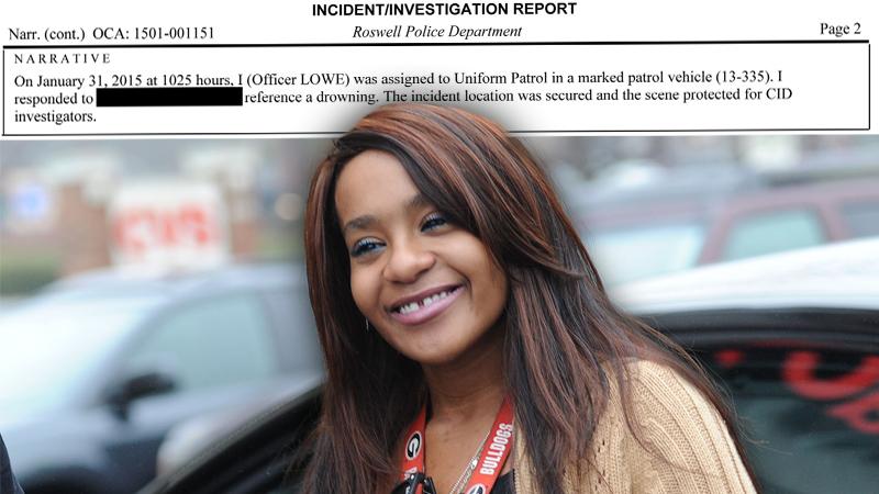Bobbi Kristina Brown Bathtub Accident Police Report