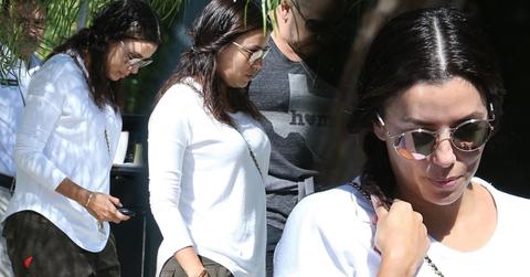 //eva longoria pregnant baby bump ivf treatment pp