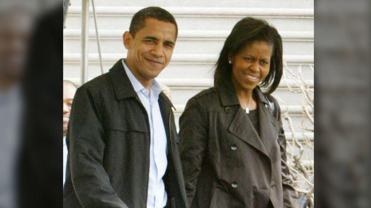 Photo of Michelle and Barack Obama