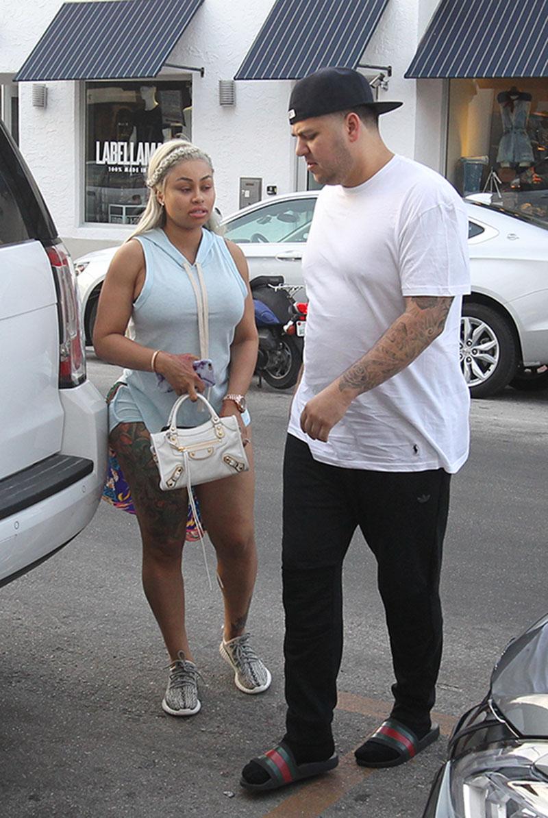 blac chyna rob kardashian breakup fighting broken home