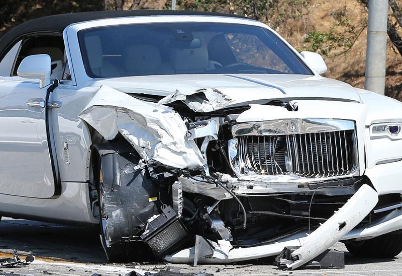 kris jenner car crash