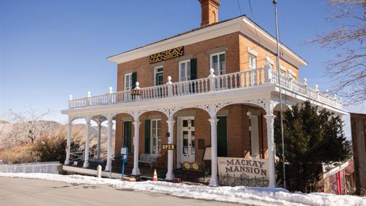 The Mackay Mansion in Nevada is said to be haunted.