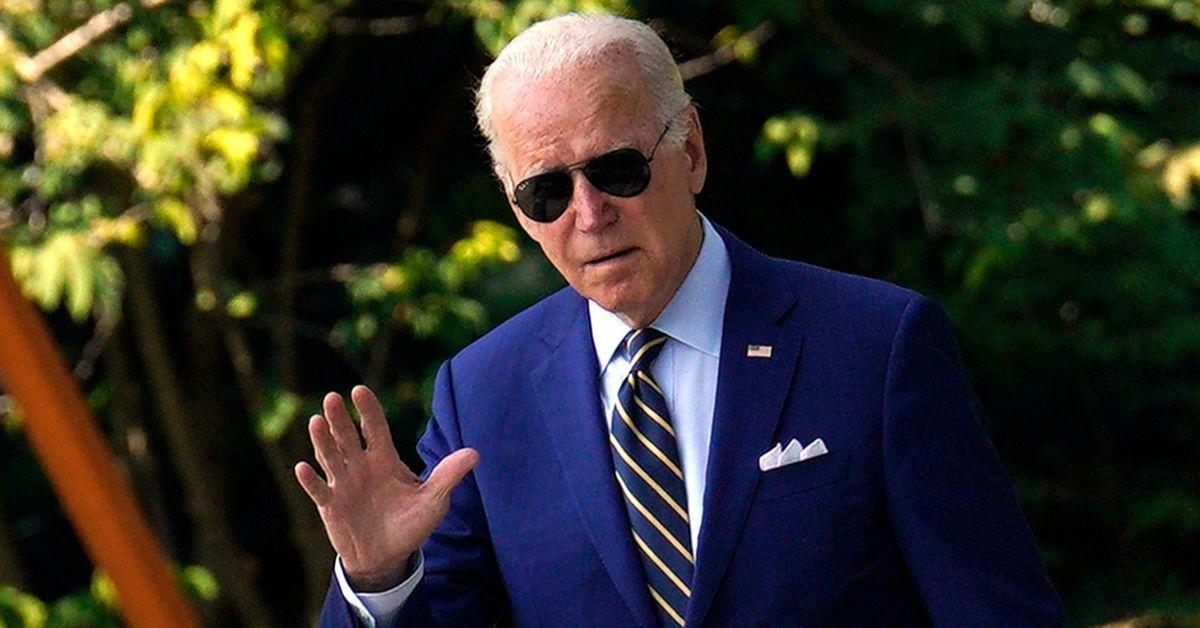 Photo of President Joe Biden in a blue suit.