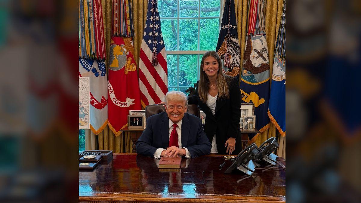 Photo of Kai and Donald Trump