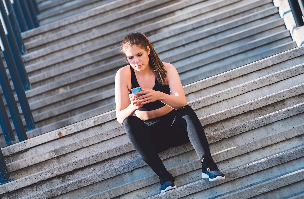 woman working out