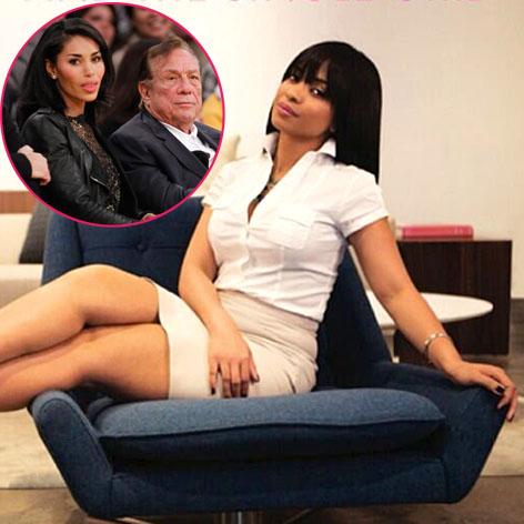 //v stiviano donald sterling karrine steffans square