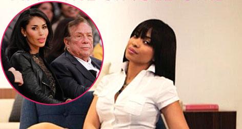//v stiviano donald sterling karrine steffans square