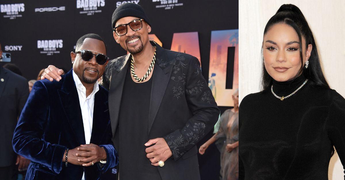 Will Smith and Martin Lawrence starred with Vanessa Hudgens in 'Bad Boys: Ride or Die,' her most recent film appearance.