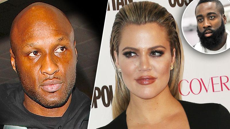 Khloe Kardashian Texting James Harden Lamar Odom Bedside