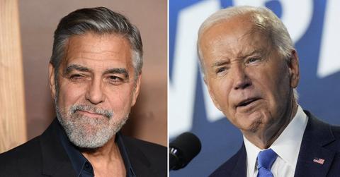 Split image of George Clooney, Joe Biden