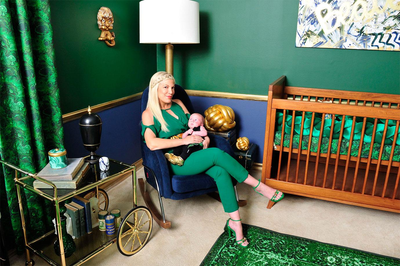 //tori spelling broke fancy baby nursery unsafe