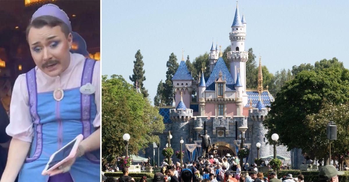 Disney Blasted By Critics After Male Employee Wears Dress And Makeup 9598