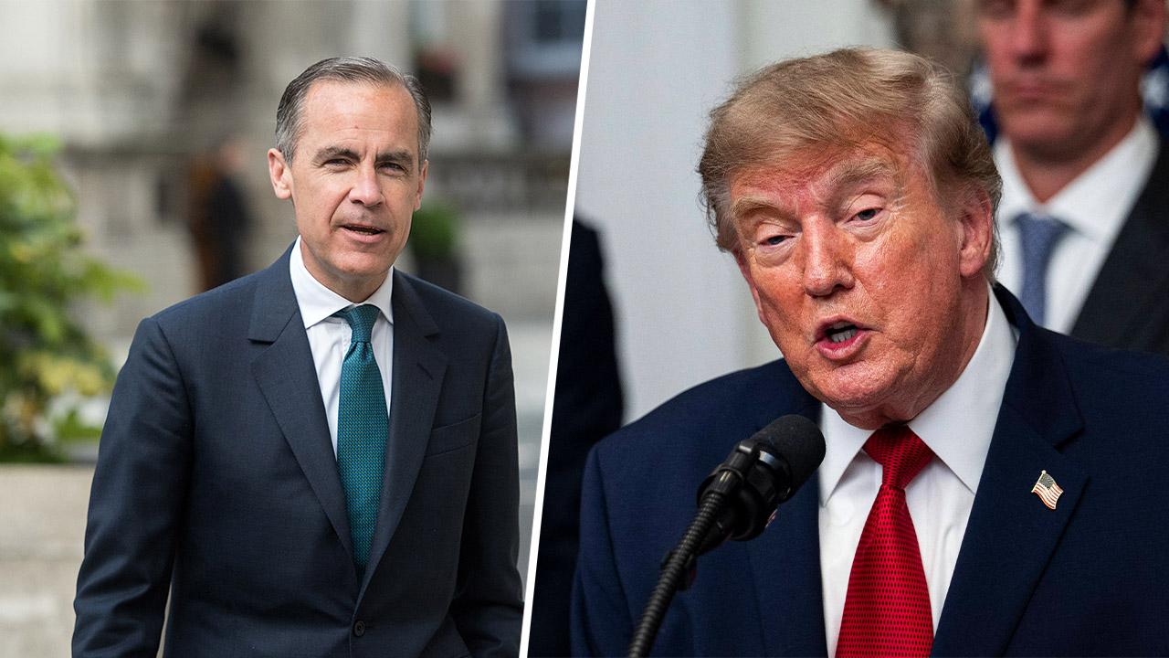 Photo of Mark Carney ,Donald Trump