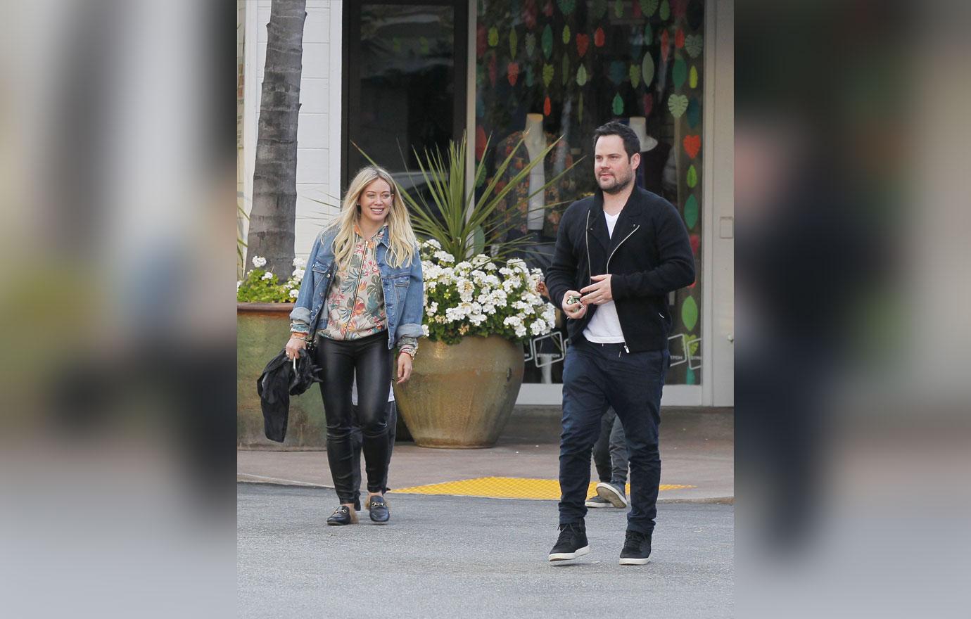 //hilary duff mike comrie beverly hills dinner