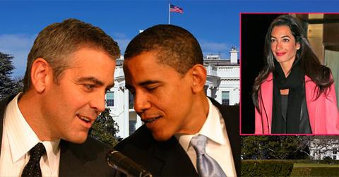//george clooney and obama