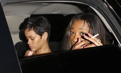 //rihanna chris brown launch party