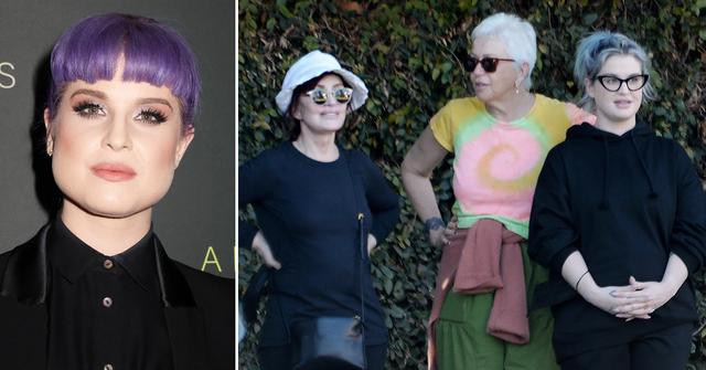 kelly osbourne spotted first time public los angeles texas rehab addiction mom sharon photos r