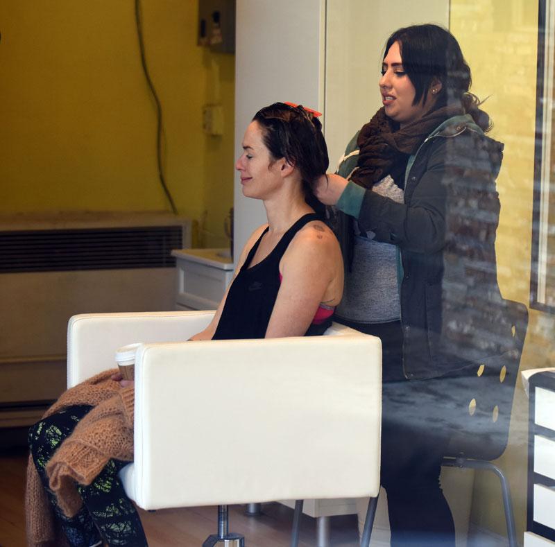 Lena Headey Lice Removal Salon