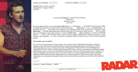 morgan wallen affidavit