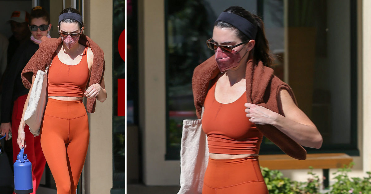 Kendall Jenner Seen Arriving Pilates Editorial Stock Photo - Stock