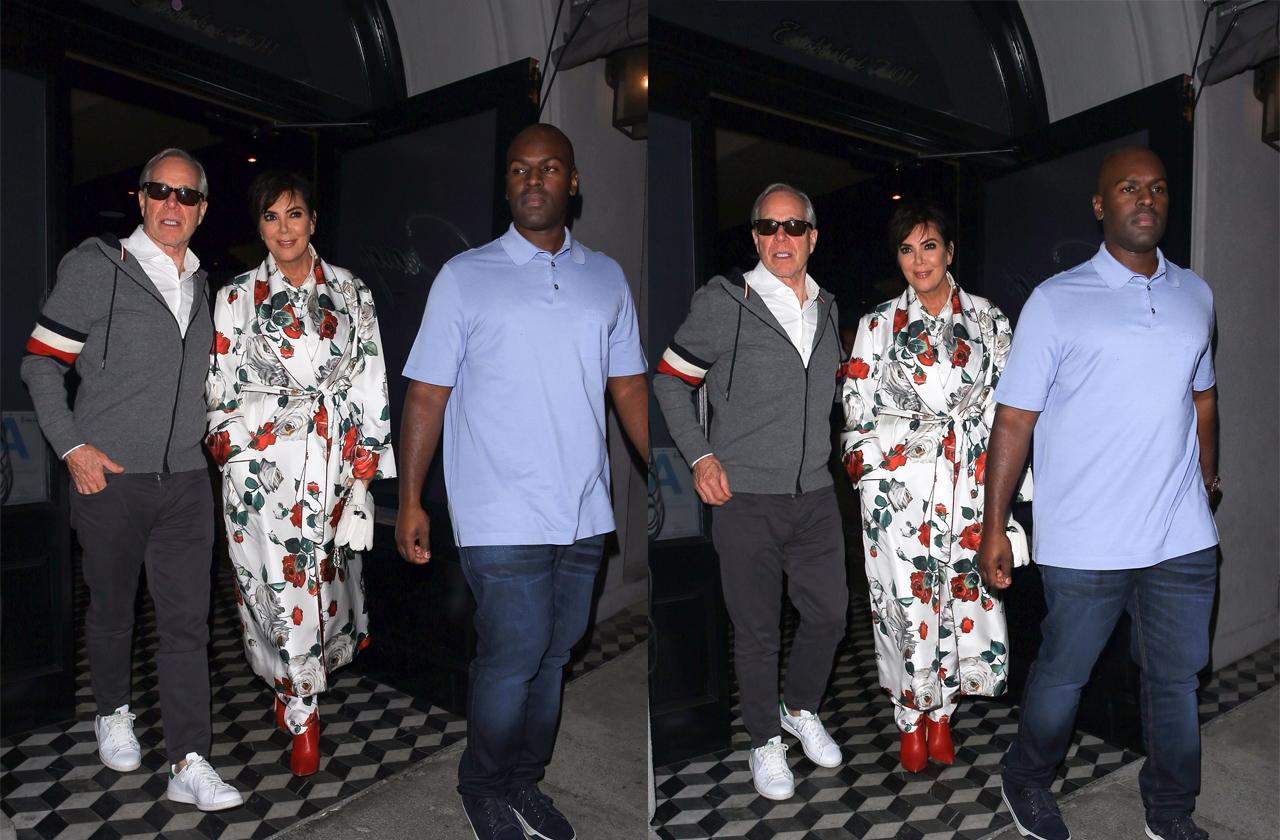 //kris jenner goes on date night with corey gamble pp