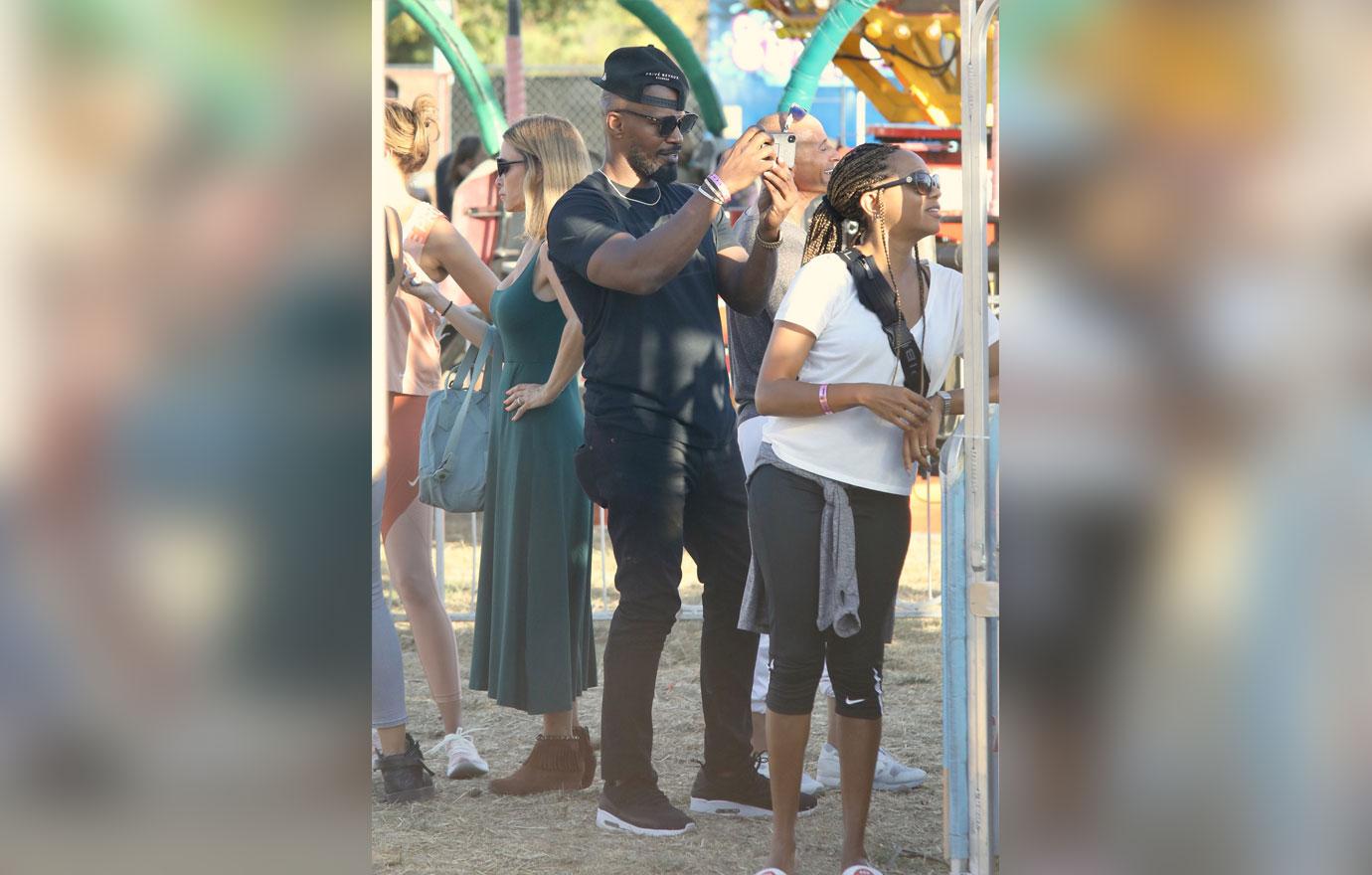 Jamie Foxx New Galpal Sela Vave At Cookoff Amid Katie Split