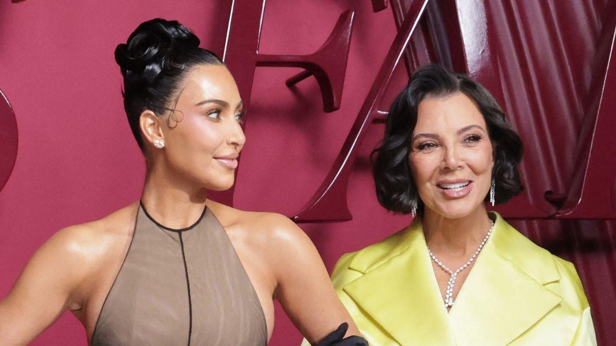 picture of Kim Kardashian and Kris Jenner