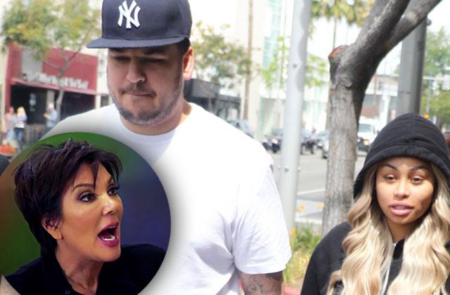 //blac chyna rob kardashian pregnant kris jenner bans filming reality show pp