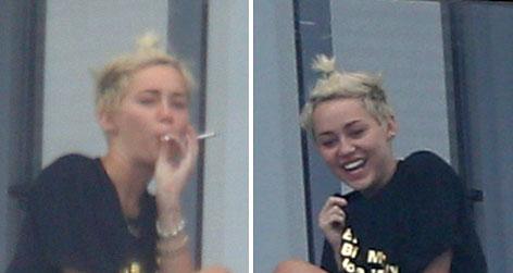 //miley cyrus smoking balcony square fameflynetpcn